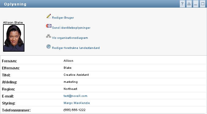 Siden med gruppeoplysninger kæder gruppemedlemmer sammen med deres profiler