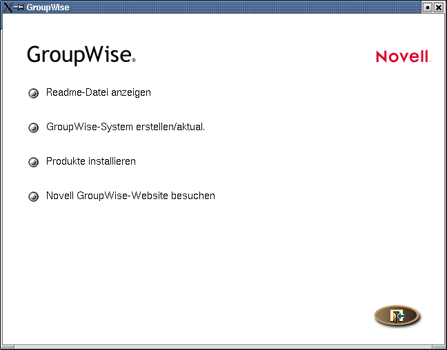 GroupWise-Installationsratgebers unter Linux