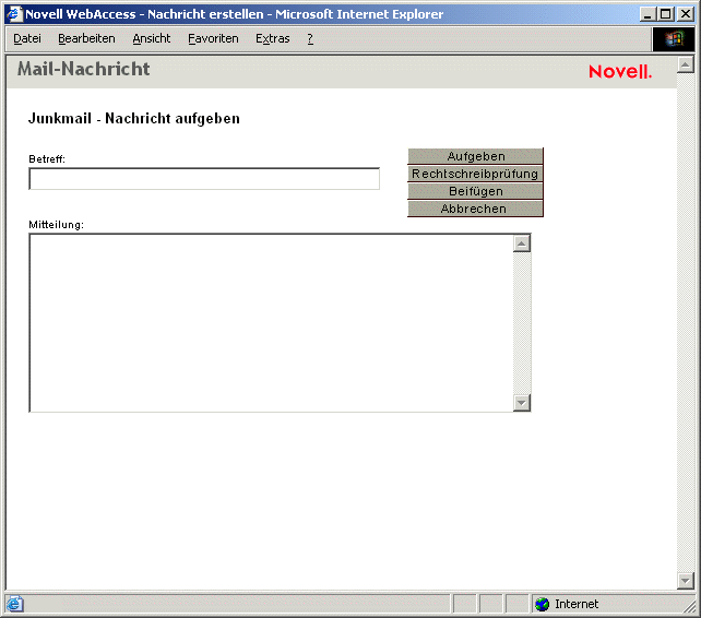 Nachrichten in einem freigegebenen Ordner ablegen