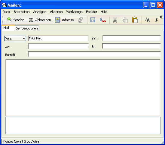 Layout "Mail"