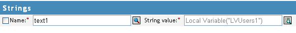 Description: Named String Builder