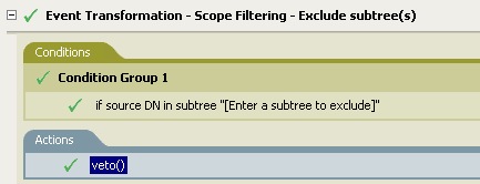 Description: Scope Filtering - Exclude subtrees