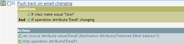 Description: Policy for Push Back on Email Change