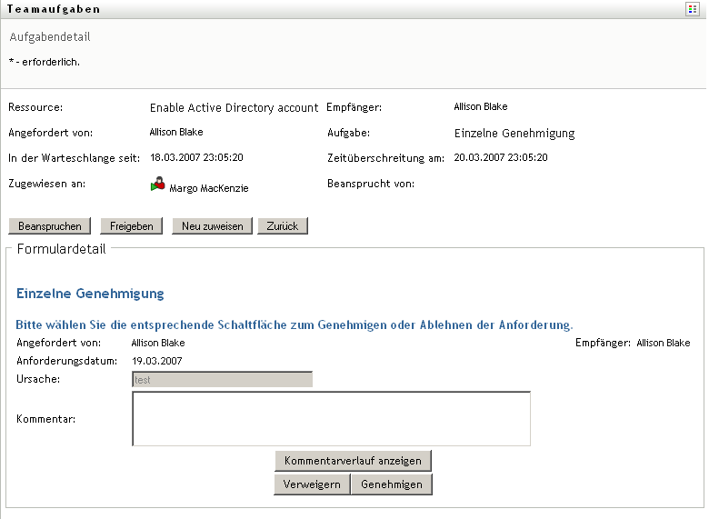 Schaltfläche „Beanspruchen“ 