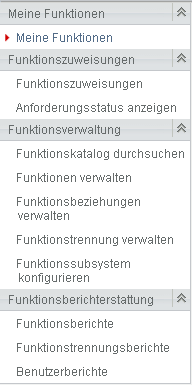 Funktionsmenü