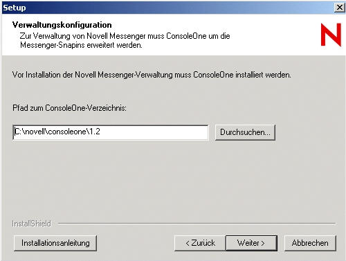 Dialogfeld �Verwaltungskonfiguration�