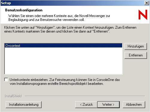Dialogfeld �Benutzerkonfiguration�