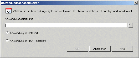 Dialogfeld "Anwendungsabhngigkeiten"