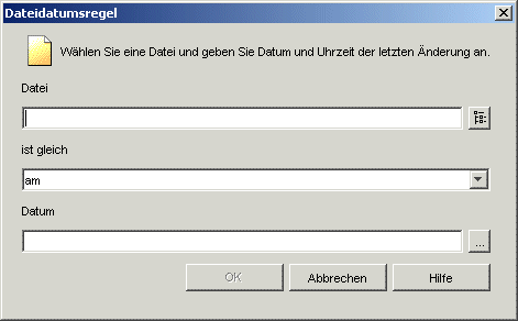 Dialogfeld "Dateidatumsregel"