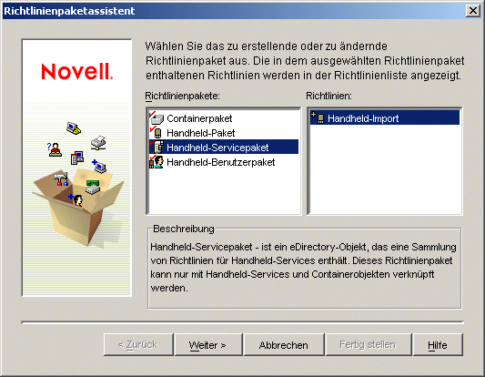 Richtlinienpaketassistent