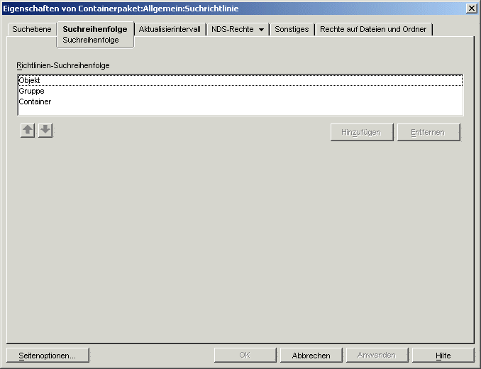 Seite "Suchreihenfolge"