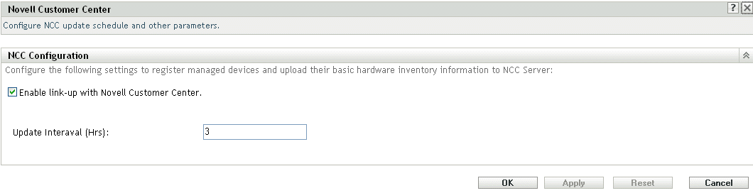 Seite „Novell Customer Center“