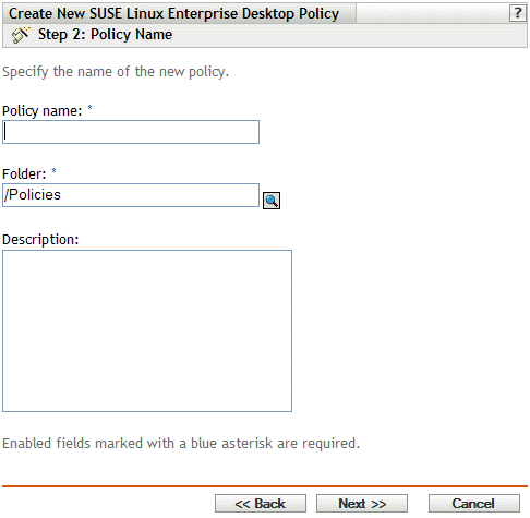 Seite „Richtlinienname“