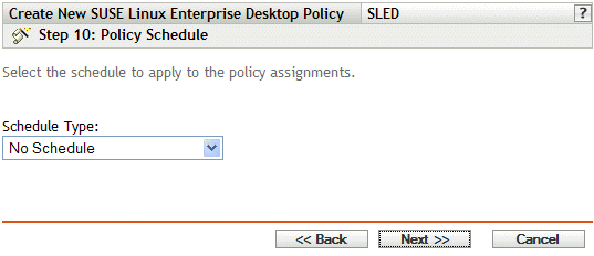 Seite „Richtlinienzeitplan“