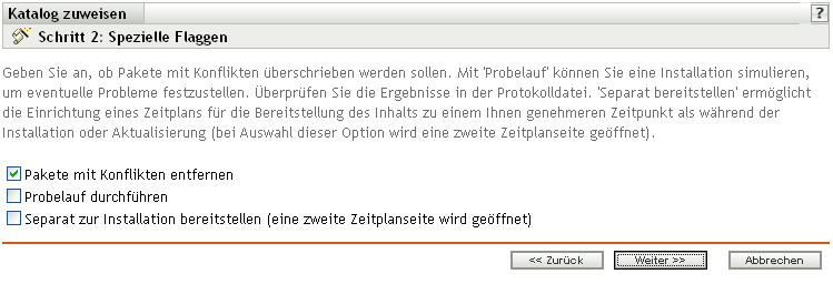 Seite "Spezielle Flaggen"