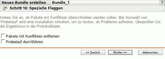 Seite "Spezielle Flaggen"