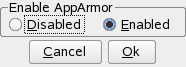 Enable AppArmor