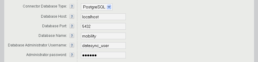 Database options