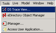 The DS Trace View option