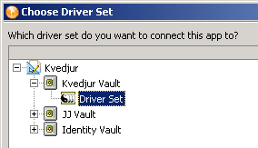 The Driver Set icon and label