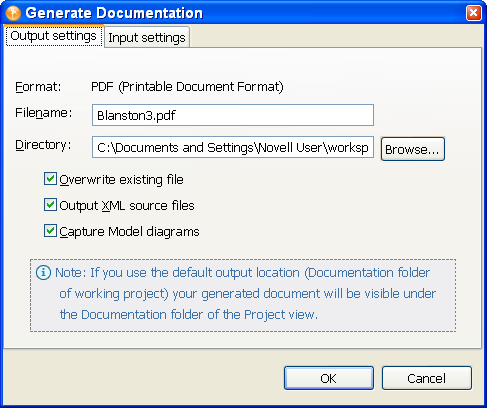 Generating a Document