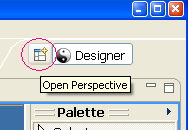 Selecting the Perspective Switcher