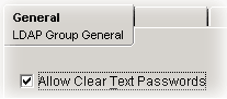 Allow Clear Text Paswords Configuration in ConsoleOne