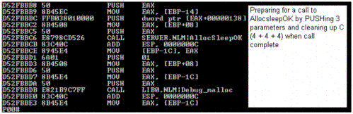 Two calls being made
