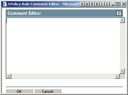 Comment Editor page
