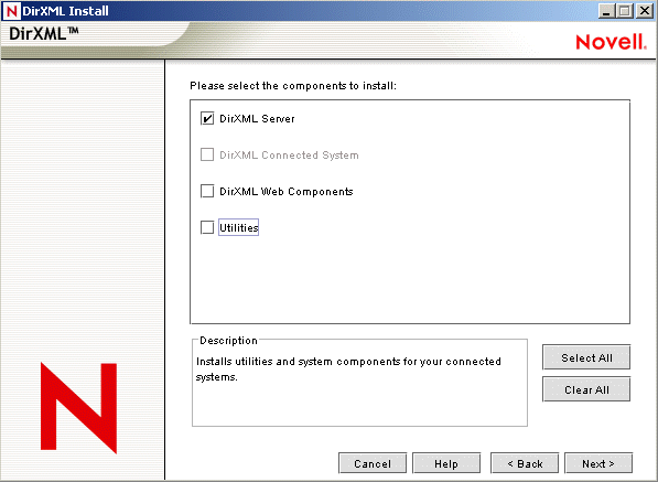 The DirXML Server check box