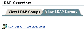 An LDAP Server object