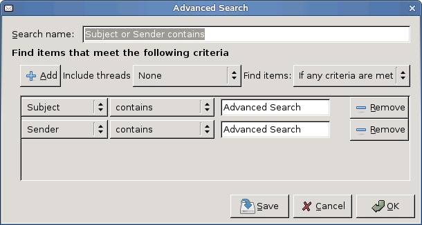 Advanced Search