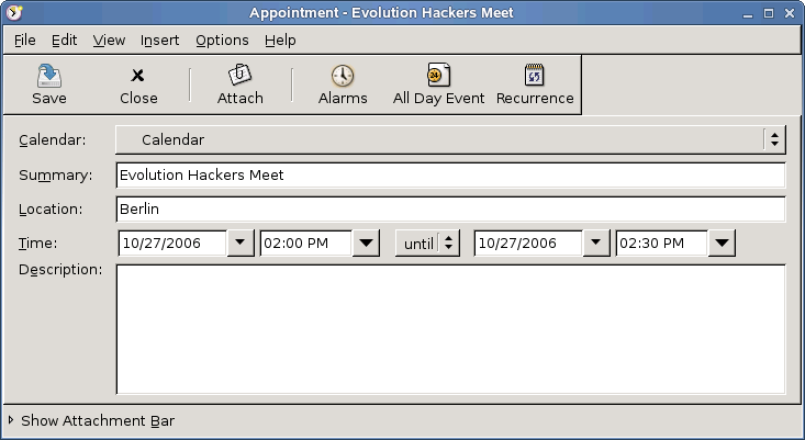 Evolution Appointment