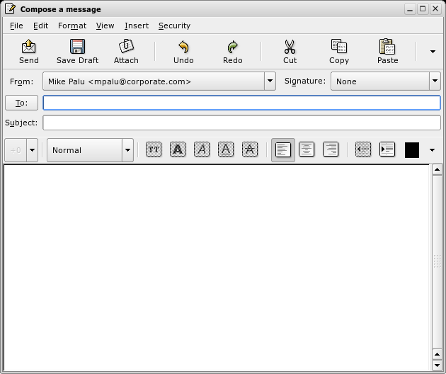 Evolution E-mail Message