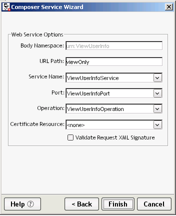 DirectorWebServicesWizard Dialog3