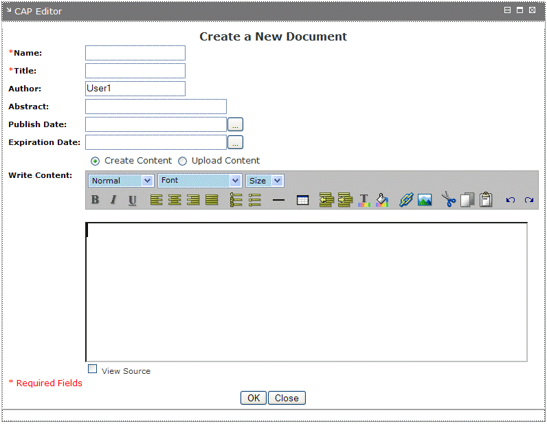 CAPEditorDefaultView