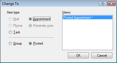 Change To dialog box