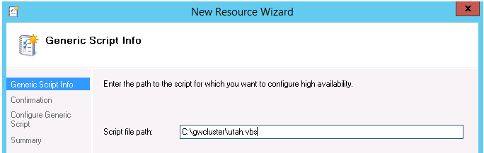 New Resource Wizard dialog box