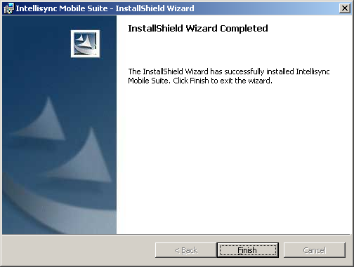 InstallShield Wizard Completed