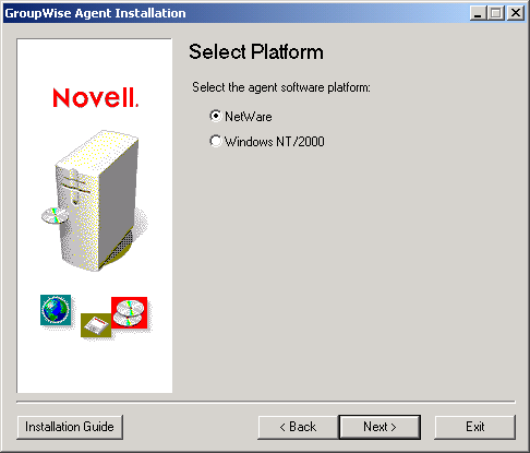 Select Platform dialog box
