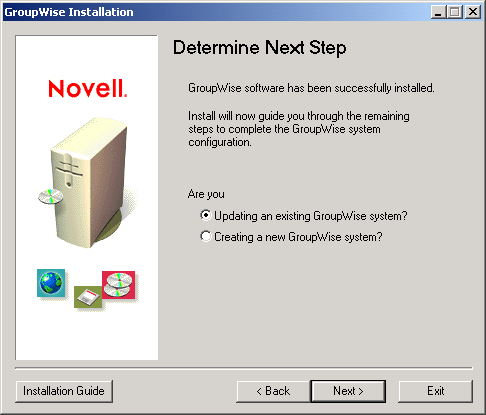 Determine Next Step dialog box