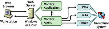 Monitor Agent and Application installed on the same machine