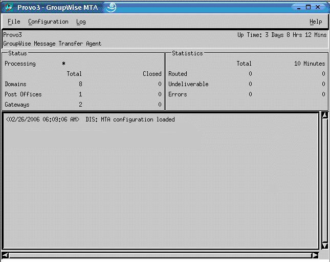 MTA console on Linux