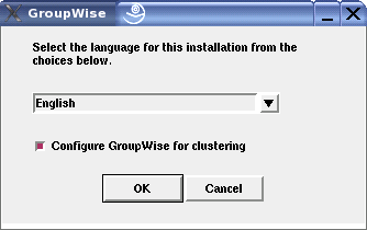 Configure GroupWise for Clustering option