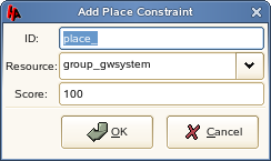 Add Place Constraint dialog box