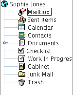 Full Folder List showing the Junk Mail folder