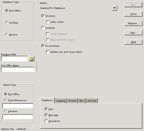 GroupWise Check on Macintosh