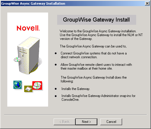Async Gateway Installation program