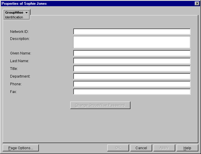 External User page