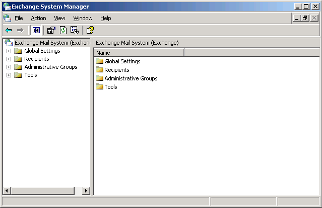 Exchange System Manager
